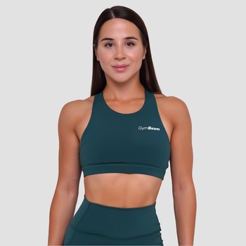 GymBeam Спортен сутиен Ignite Dark Green S