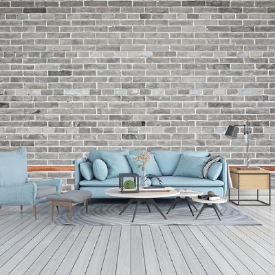 Art Gift Decor Фототапет Сива тухлена стена