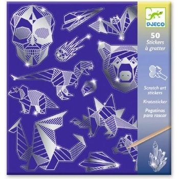 DJECO - Детски скреч карти - Металик (DJ09737)