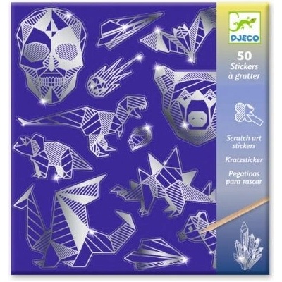 DJECO - Детски скреч карти - Металик (DJ09737)