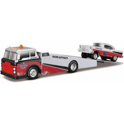 Maisto Elite Transports Ramp Truck & Bel Air Gasser 1:64