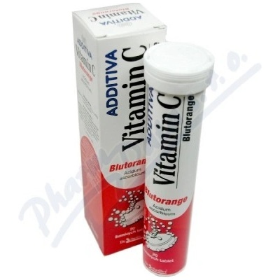 ADDITIVA VITAMIN C BLUTORANGE POR 1000MG TBL EFF 20