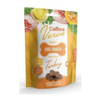 Calibra Dog Verve Chrumkavý Snack Čerstvé Morčacie 150 g