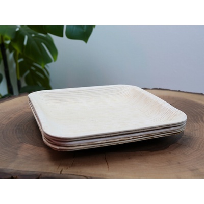 Bio Talíř z Palmového Listu 21x21 cm (5ks)