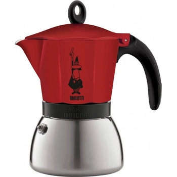 Bialetti Moka Induction 6 červená