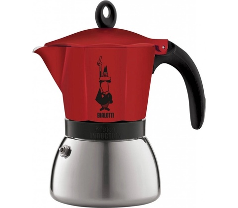 Bialetti Moka Induction 6 červená