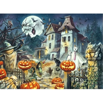 Ravensburger - Puzzle The Halloween House - 300 piese
