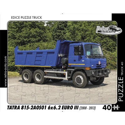 Retro cars - Puzzle Tatra 815-2A0S01 6x6.2 EURO III (2008 - 2013) - 40 - 99 piese