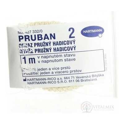 PRUBAN síťový hadicový obvaz, vel.2 jeden a více prstů 1,5 cm x 1 m 1 ks