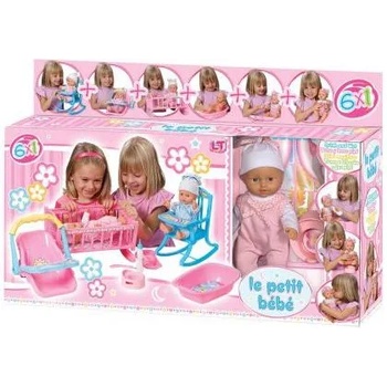 LOKO Toys Комплект с кукла Le Petit Bebe 6 в 1 (98416)