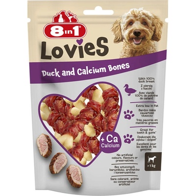 8in1 Lovies Duck & Calcium Bones 80 g