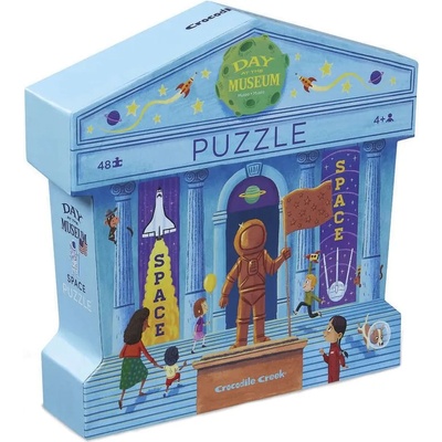 Crocodile Creek Детски пъзел Crocodile Creek от 48 части - Ден в музея, космос (732396406325)