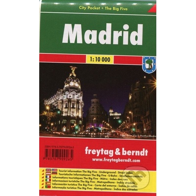 Madrid city plan 1:10 000