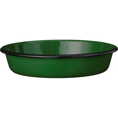 Ib Laursen Smaltovaná mísa tmavě zelená 20 cm
