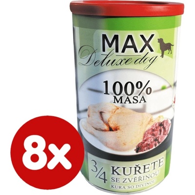 Sokol Falco Max Deluxe Dog Adult 3/4 kurčaťa so zverinou 8 x 1200 g
