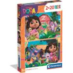 Clementoni - Puzzle 2x20 Dora - 40 - 99 piese