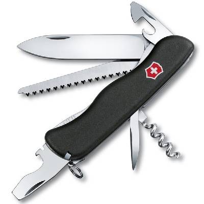 Nůž Victorinox Forester Black + 5 let záruka a dárek ZDARMA