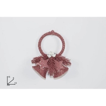 MAKRO Zvonček vianočný ružový