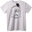 NOONEBRAND Тениска Лечебен Скелет - 2XL, White
