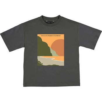 Image 1 of MAYORAL Тениска с къс ръкав пейзаж в черно за момче Mayoral