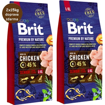 Brit Premium by Nature Senior L + XL 2 x 15 kg