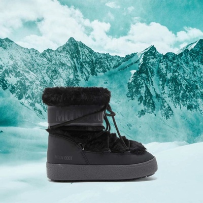Moon Boot Ltrack Faux Fur Wp 24501300001 Black 001