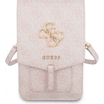 Púzdro Guess PU 4G Metal Logo Phone Bag ružové