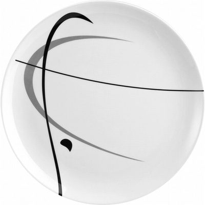 Talíř Brunner Dinner plate ø 25 cm White bílá/černá