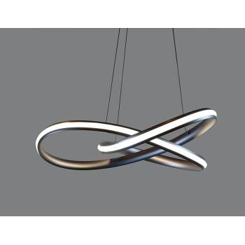 Image 1 of BeLight LED ПЕНДЕЛ BELIGHT 3102-01-17 1х32W 4000K 1700lm 550x510x150мм НИКЕЛ САТЕН (439039)