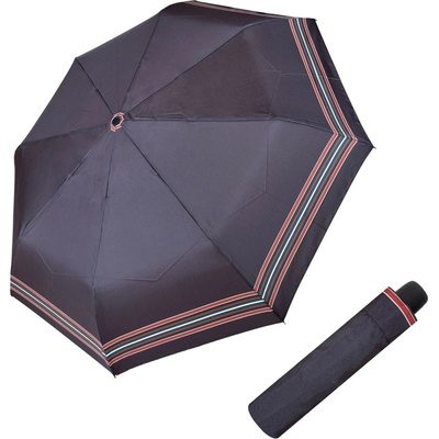 Derby Hit Mini Stripe dámsky skladací dáždnik brown