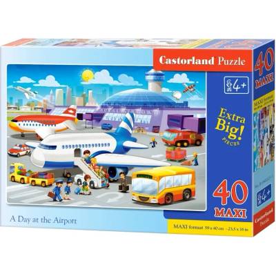 Castorland - Puzzle At day at the airport - 40 - 99 piese