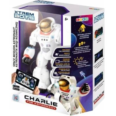Xtrem Bots Robot Charlie Astronaut – Dálkově ovládaný robot pro výuku programování