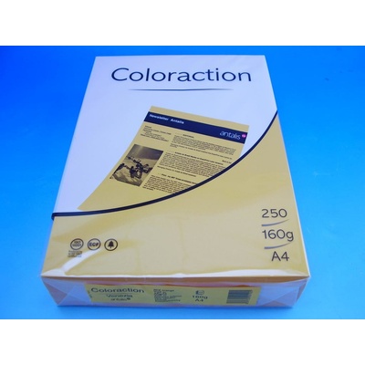 Coloraction A4 160g 250 listů oranžová
