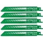 HiKOKI (Hitachi) - Комплект метални ножове 18 TPI, дължина 150 мм, 5 бр. 752013 (752013)