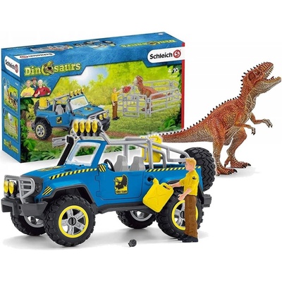 Schleich Terénne auto s vonkajším výbehom pre dinosaura 41464