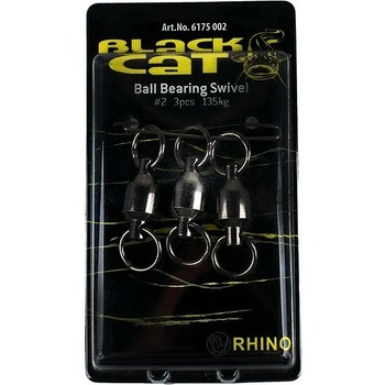 Black Cat Ball Bearing Swivel veľ.2 135 kg 3 ks