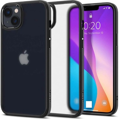 Spigen Ultra Hybrid Case - хибриден кейс с висока степен на защита за iPhone 14 (черен-прозрачен)