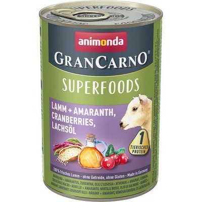 Animonda GranCarno Superfoods jahňacie mäso amarant brusnice 400 g