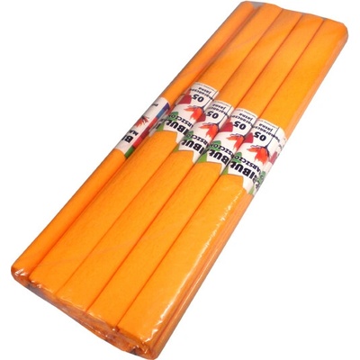 Krepový papier 05 50x200 svetlooranžový