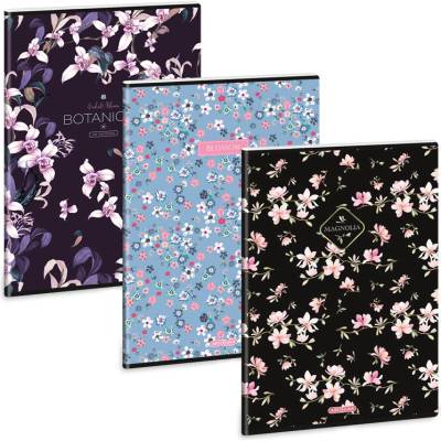 ARS UNA Zošit A4 Botanic flowers mix