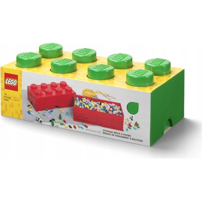 LEGO® úložný box 25 x 50 x 18 cm limetková – Zboží Dáma