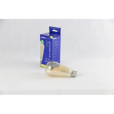 Tesla Lighting LED žárovka Cone Bulb Vintage E27, 4,2 W, 380 lm, 2400 K, zlatá
