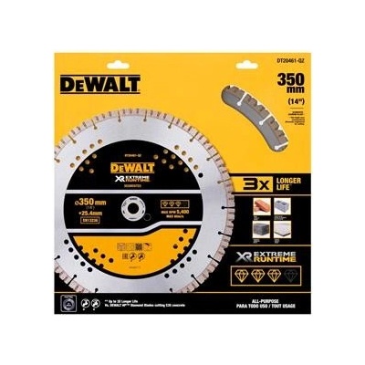 DeWalt DT20461 Segmentový diamantový pilový kotouč 350 mm