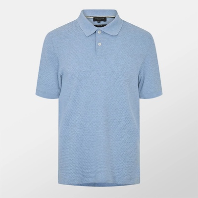 Ted Baker Блуза с яка Ted Baker Men's Redman Text Short-Sleeve Polo Shirt - Sky-Blue