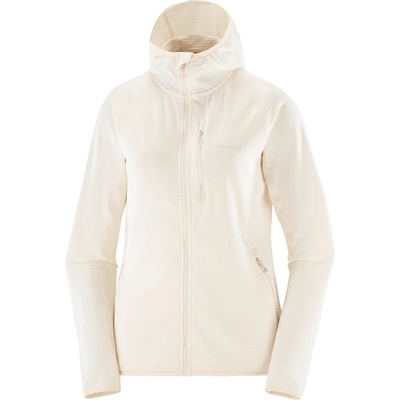Salomon Дамско поларено яке Salomon Women's Essential Lightwarm Fleece jacket - Whisper White (105-6016-0512)