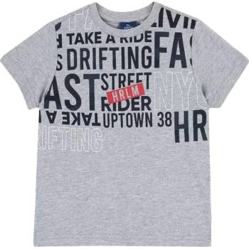Chicco Boys Letters Tee Light Grey - 104