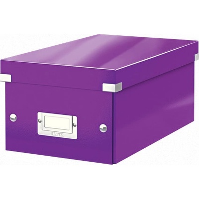 Leitz 604262 Škatuľa stredná Click & Store purpurová WOW