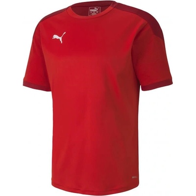 Puma TEAM FINAL 21 TRAINING JERSEY červená pánske športové tričko