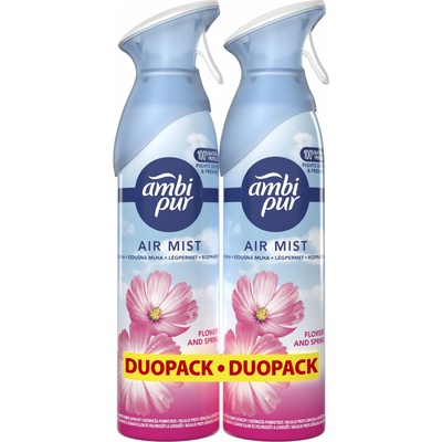 Ambi Pur osvěžovač vzduchu ve spreji Flowers & Spring Květinová vůně 2 x 185 ml
