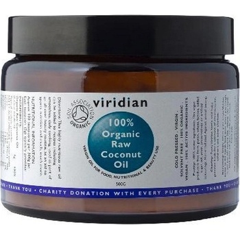 Viridian Nutrition Viridian Kokosový olej 0,5 l
